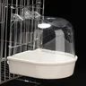 Bain d'oiseaux suspendu clair pour Cage perruche Cage à… – vue 2