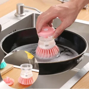 Pot de lavage de cuisine, brosse à vaisselle, ustensiles de lavage avec distributeur de savon liquide, accessoires de nettoyage de cuisine domestique