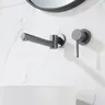 Lavabo mural avec poignée unique moderne – vue 3