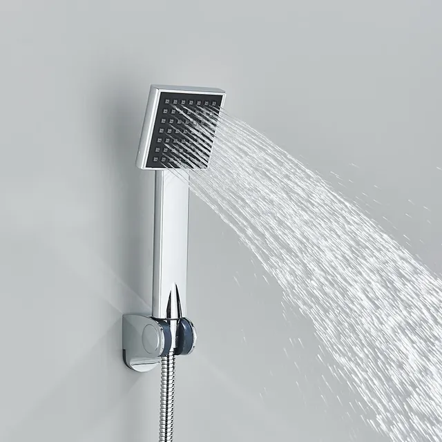 Robinet de baignoire thermostatique chromé mural – vue 2