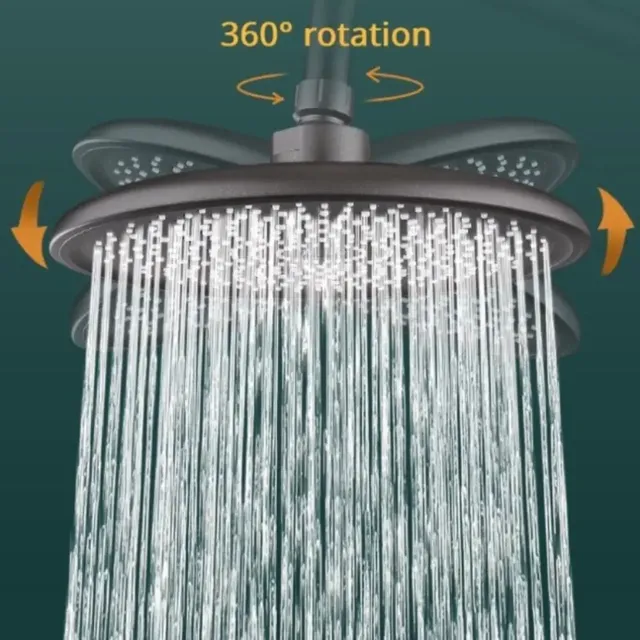 Grande pomme de douche pressurisée de 9 pouces – vue 4
