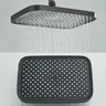 Colonne douche thermostatique murale tête pluie carrée… – vue 2
