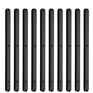 Glissières de tiroir de remplacement, lot de 10 coureurs de traction en plastique de 298 mm pour une fonctionnement fluide et silencieux dans diverses tiroirs