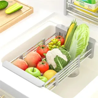 Égouttoir d'évier de cuisine en acier inoxydable