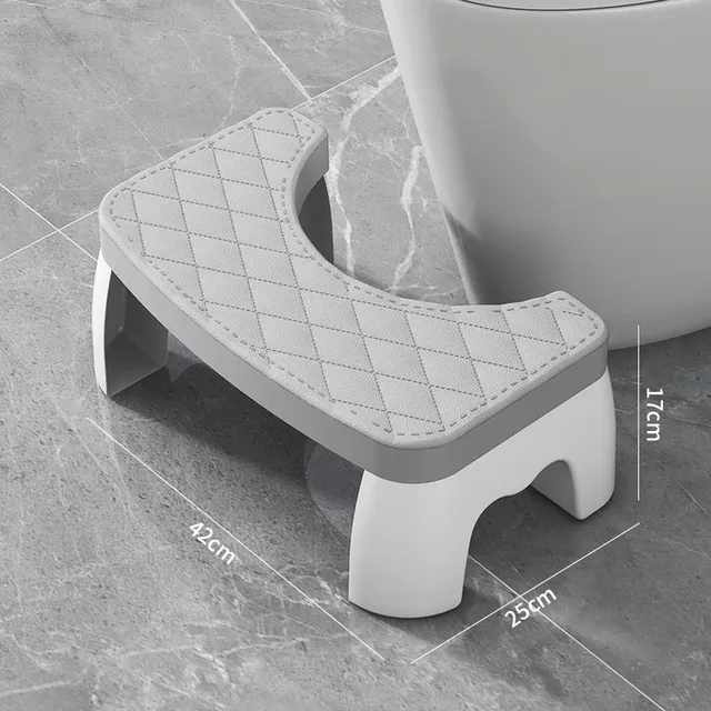 Marchepied WC ergonomique plastique rigide blanc plateau… – vue 5