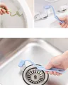Brosse angulaire incurvée serpentine tête anglée poils… – vue 6