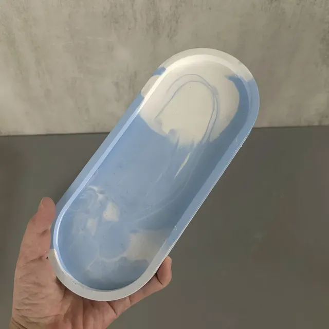 Plateau de rangement ovale – vue 3