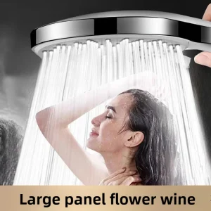 Pommeau de douche à économie d&rsquo;eau, pulvérisateur de salle de bains, pomme de douche à main réglable, 5 Modes, pomme de bain, accessoires de salle de bains