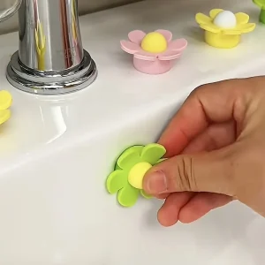 Bouchon de trou de débordement d&rsquo;évier en Silicone Durable, 1 pièce, empêche le débordement et le colmatage d&rsquo;eau, adapté aux lavabos de cuisine et de salle de bains