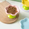 Bol en céramique pour chat avec support – vue 3