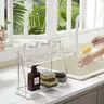 Supports de rangement de cuisine en acier inoxydable – vue 2