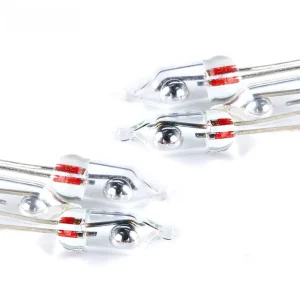 Interrupteur d&rsquo;inclinaison électrique en verre, 20 pièces/lot, capteur d&rsquo;angle de travail unidirectionnel, interrupteur marche/arrêt 3MM/5MM