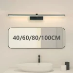 Moderne LED miroir avant lampe salle de bain lampes chambre Dressing lumières cuisine maison 40/60/80/100 cm longue lampe LED éclairage Lustre