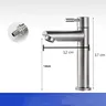 Robinet de lavabo en acier inoxydable 304 – vue 7
