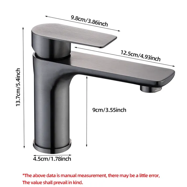 Baokemo Robinet mitigeur chaud-froid pour lavabo de… – vue 7