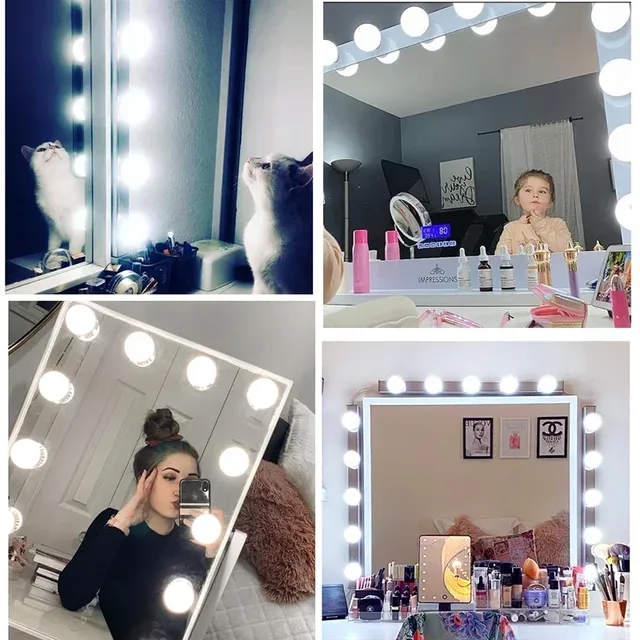 Ampoules LED détachables pour miroir de maquillage… – vue 3