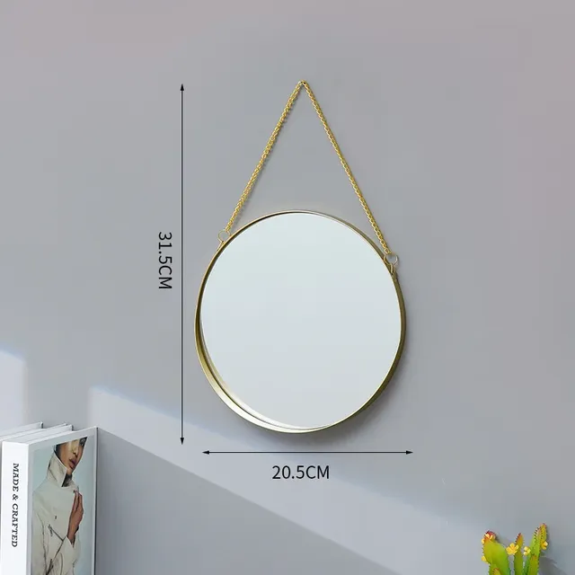 Miroir décoratif nordique en fer forgé – vue 5