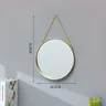 Miroir décoratif nordique en fer forgé – vue 5