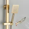 Robinet de douche doré brossé – vue 4