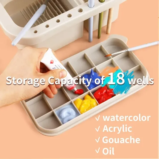 Bassin de pinceaux à peinture multi-usage avec… – vue 5