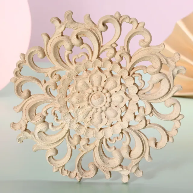Autocollant de sculpture sur bois non peint – vue 3