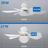 Ventilateur plafond LED télécommande gradable 40W E27… – vue 6