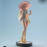 Figurine résine miniature bikini turquoise chapeau… – vue 3