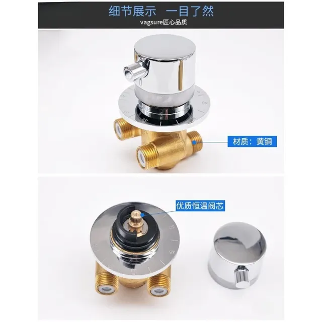 Robinets de douche thermostatiques en laiton à sortie de… – vue 2