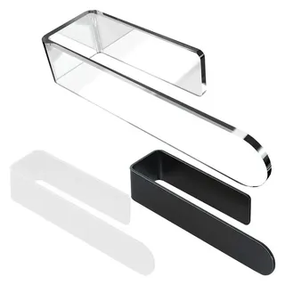 Porte serviettes autoadhésif acrylique transparent noir blanc…