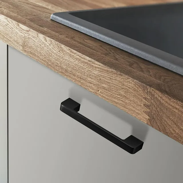 1 pièces moderne noir en aluminium armoires de cuisine… – vue 3