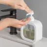 Bouteille à pompe à main transparente – vue 2