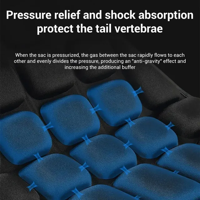 Housse de coussin d'air universelle pour siège de moto – vue 2