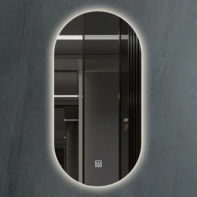 Nouveau miroir elliptique Led salle de bain miroir… – vue 2