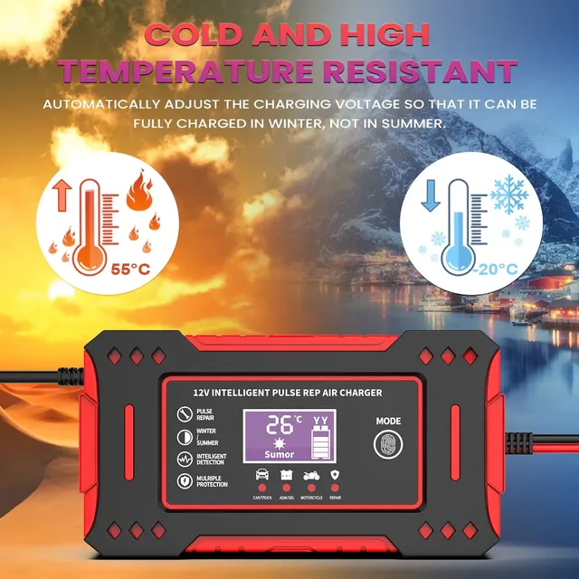 Chargeur de batterie de voiture Intelligent 6A 12V – vue 3