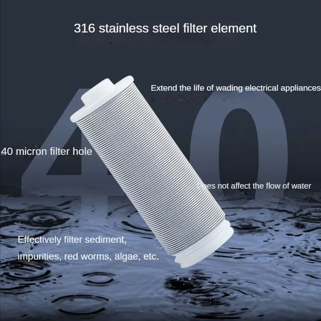 Filtrage de nettoyage d'eau en acier inoxydable – vue 6