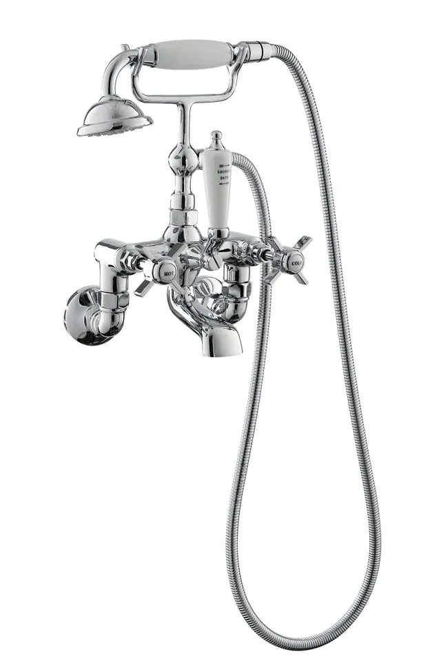 Plan de baignoire mural or/chrome – vue 4
