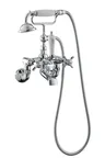 Plan de baignoire mural or/chrome – vue 4