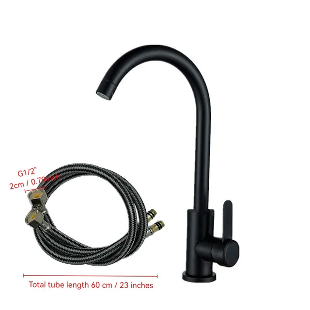 Robinet cuisine traditionnel mitigeur monocommande… – vue 3