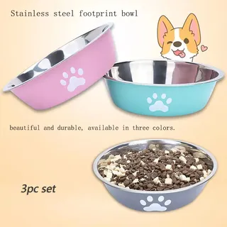 Bol pour chat bassin pour chien en acier inoxydable nouveau imprimé…