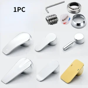1PC Faucet lever handles for bathroom hot cold shower control water tap valve core handle zinc alloy single lever accessories