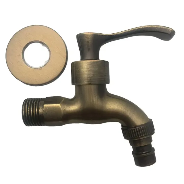 Robinet de lavabo en laiton Antique – vue 3