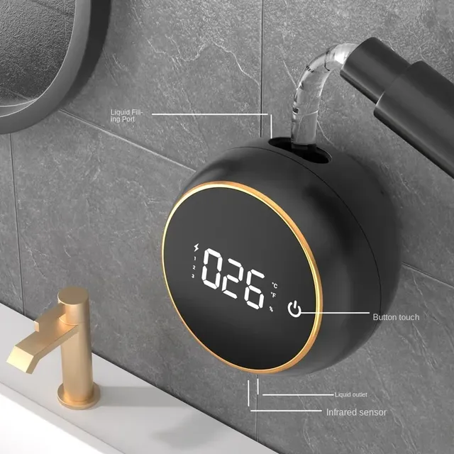 Distributeur savon mousse automatique sans contact mural… – vue 2