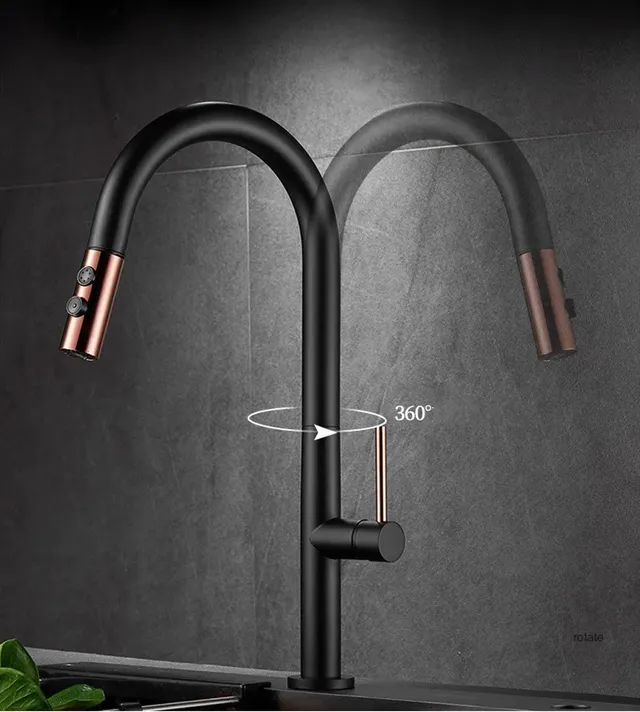 Robinet cuisine intelligent tactile capteur rotatif… – vue 2