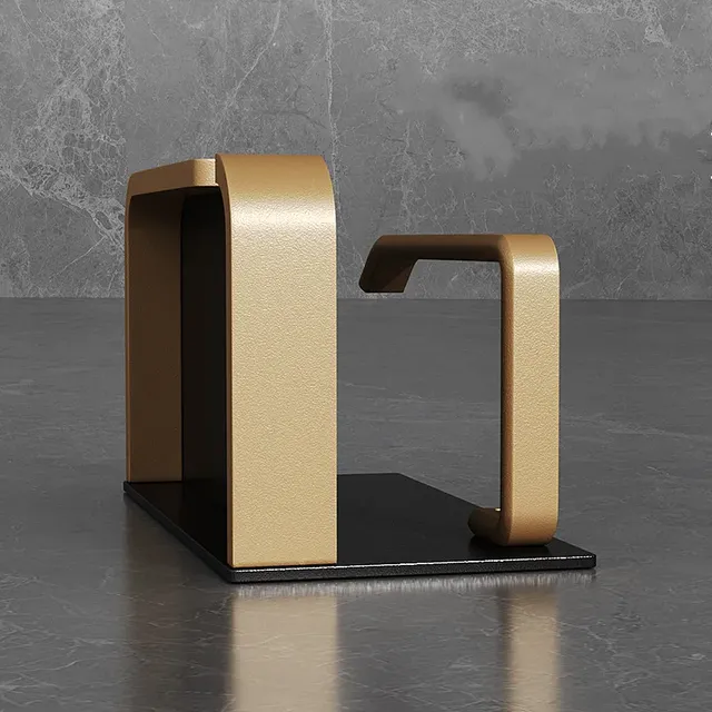 Porte-rouleau de papier toilette en aluminium – vue 5
