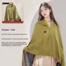 Couverture chauffante électrique poncho tricot… – vue 3