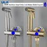 Robinet douchette bidet mural acier inox…