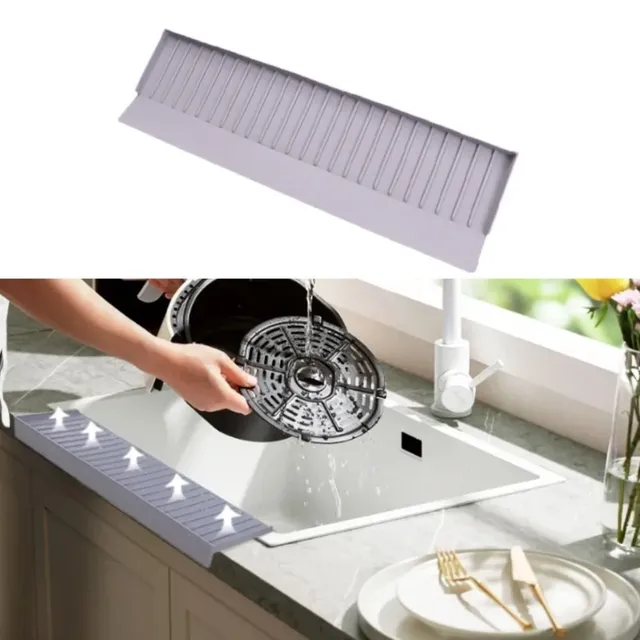 Déflecteur d'eau d'évier de cuisine en Silicone – vue 3