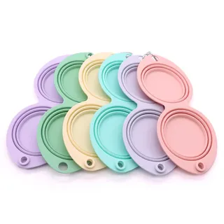 Gamelle pliable en silicone pour chien