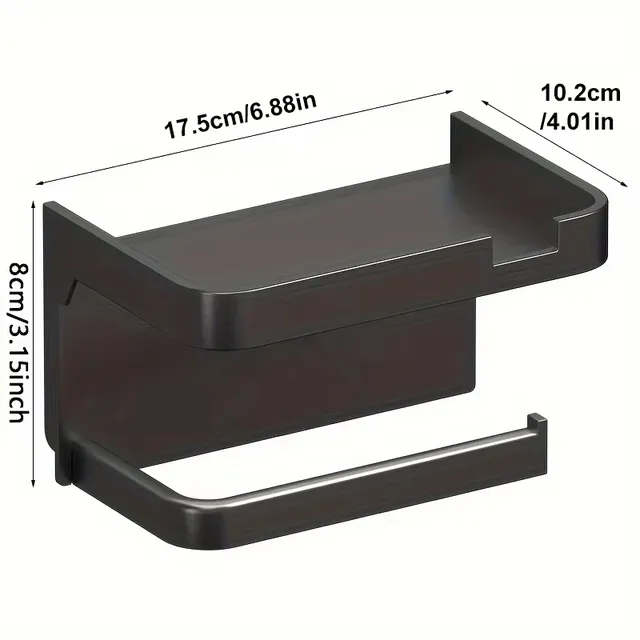 Porte papier toilette mural rangement tablette… – vue 6