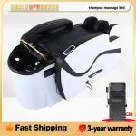 Salon de shampoing lit de massage lavage salon de coiffure spa Relaxation des jambes Massage pomme de douche rétractable tête acrylique bassin hauteur réglable